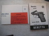 BERETTA 21A 'BOBCAT WITH TWO 8 ROUNDS MAGAZINES AND 2 SETS OF GRIPS IN LIKE NEW CONDITION - 4 of 18