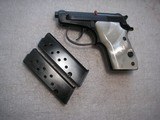 BERETTA 21A 'BOBCAT WITH TWO 8 ROUNDS MAGAZINES AND 2 SETS OF GRIPS IN LIKE NEW CONDITION