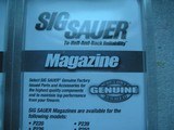 SIG SAUER MODEL 290-9-6 9MM 6 ROUNDS 2 MAGAZINES IN NEW FACTORY GENUINE ISSUED CONDITION - 6 of 9