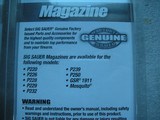 SIG SAUER MODEL 290-9-6 9MM 6 ROUNDS 2 MAGAZINES IN NEW FACTORY GENUINE ISSUED CONDITION - 7 of 9