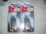 SIG SAUER MODEL 290-9-6 9MM 6 ROUNDS 2 MAGAZINES IN NEW FACTORY GENUINE ISSUED CONDITION