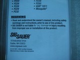 SIG SAUER MODEL 290-9-6 9MM 6 ROUNDS 2 MAGAZINES IN NEW FACTORY GENUINE ISSUED CONDITION - 8 of 9