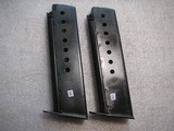 NAZI'S WW2 P38 2 MAGAZINES JVD E/88 STAMPED IN LIKE NEW FACTORY ORIGINAL CONDITION