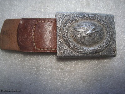 THE ORIGINAL WW2 LUFTWAFFE (AIRFORCE) BELT BUCKLE IN A VERY GOOD ORIGINAL CONDITION