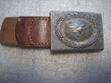 THE ORIGINAL WW2 LUFTWAFFE (AIRFORCE) BELT BUCKLE IN A VERY GOOD ORIGINAL CONDITION - 1 of 11