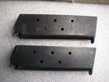 WW2 1942 1911A1 CASE AND 2 CALIBER .45acp MAGAZINES IN EXCELLENT FACTORY CONDITION - 8 of 14