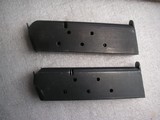 WW2 1942 1911A1 CASE AND 2 CALIBER .45acp MAGAZINES IN EXCELLENT FACTORY CONDITION - 9 of 14