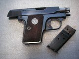 COLT 1908 VEST POCKET PISTOL IN RARE 99% FACTORY CONDITION - 1 of 19