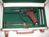 LUGER PISTOL PRESENTATION CASE WITH CLEANING & TAKEDOWN TOOLS