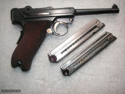 DWM 1906 SWISS LUGER IN RARE 99% FACTORY ORIGINAL CONDITION
