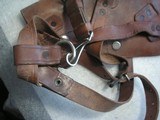 Leather shoulder pistol or revolver holster in very good quality and condition - 6 of 11