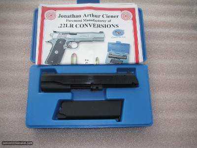 THE "CIENER" .22 LR CALIBER CONVERSION LIKE NEW CONDITION