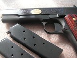 COLT 1911 ENGRAVED NRA LIMITED EDITION, IN UNFIRED CONDITION - 5 of 20