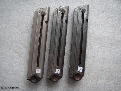 LUGER WW1 MAGAZINES WITH WOODEN BOTTOM