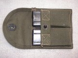 2 M1 CARBINE MAGAZINES CASES DATED 1943 WITH 2-15 ROUNDS MAGAZINES EACH - 12 of 20