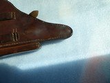WW2 COMMERCIAL LUGER BEUATIFUL BROWN HOLSTER - 5 of 14