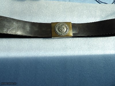 SUNWHEEL SWASTIKA BUCKLE BELT 2 TONE 1ST PATTERN