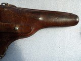 VINTAGE SWISS ARMY EARLY LUGER HOLSTER & STRAP - 5 of 14
