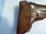 VINTAGE SWISS ARMY EARLY LUGER HOLSTER & STRAP - 4 of 14