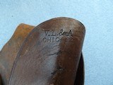 V.L. & A. CHICAGO STAMPED LEATHER REVOLVER HOLSTER - 11 of 13