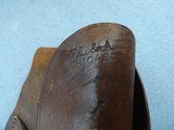 V.L. & A. CHICAGO STAMPED LEATHER REVOLVER HOLSTER - 12 of 13
