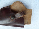REVOLVER LEATHER HOLSTER .22
4 3/4 MARKED - 2 of 13