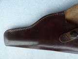 REVOLVER LEATHER HOLSTER .22
4 3/4 MARKED - 3 of 13