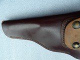 REVOLVER LEATHER HOLSTER .22
4 3/4 MARKED - 6 of 13