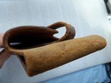 REVOLVER LEATHER HOLSTER .22
4 3/4 MARKED - 13 of 13