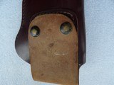 REVOLVER LEATHER HOLSTER .22
4 3/4 MARKED - 7 of 13