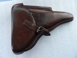 1937 LUGER BROWN HOLSTER IN PRISTINE CONDITION