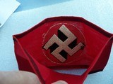 AUTHENTIC WWII ALMOST MINT NAZI UNIFORM ARMBAND - 3 of 20