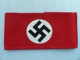 AUTHENTIC WWII ALMOST MINT NAZI UNIFORM ARMBAND - 7 of 20