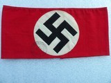 AUTHENTIC WWII ALMOST MINT NAZI UNIFORM ARMBAND - 17 of 20