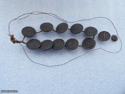 WWI US MILITARY UNIFORM AUTHENTIC BUTTONS & PATCHES