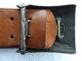 WWII 2 NAZI SS BUCKLES & BELTS WITH RZM & SS MARKIGS - 16 of 19