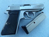 WALTHER PPK/S CAL. 380 STAINLESS IN LIKE NEW CONDITION - 2 of 14