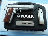 RUGER MOD. SR 1911 STAINLESS CAL. .45 ACP PISTOL