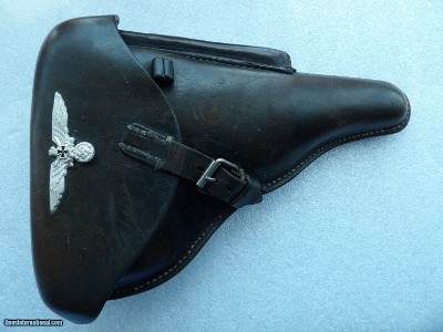 WW2 1936 LUGER DATED HOLSTER AND TAKE DOWN TOOL