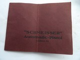 GERMAN CAL. 25 SCHMEISSER PISTOL IN ORIGINAL BOX - 7 of 20