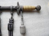 WW2 LUFTWAFFE DAGGER WITH DELUXE HANGERS & PORTAPEE - 2 of 20