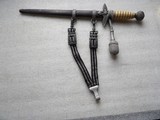 WW2 LUFTWAFFE DAGGER WITH DELUXE HANGERS & PORTAPEE - 1 of 20