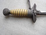 WW2 LUFTWAFFE DAGGER WITH DELUXE HANGERS & PORTAPEE - 18 of 20