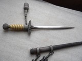 WW2 LUFTWAFFE DAGGER WITH DELUXE HANGERS & PORTAPEE - 17 of 20