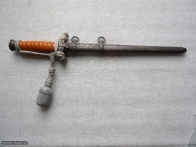 WW2 LUFTWAFFE DAGGER WITH PORTAPEE ALL ORIGINAL