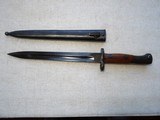 YUGOSLAVIAN MAUSER BAYONET WITH MATCHING SCABBARD