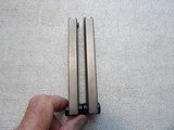 LUGER NICKEL PLATED 2 NEW CONDITION MAGAZINES - 4 of 6