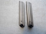 LUGER NICKEL PLATED 2 NEW CONDITION MAGAZINES - 2 of 6