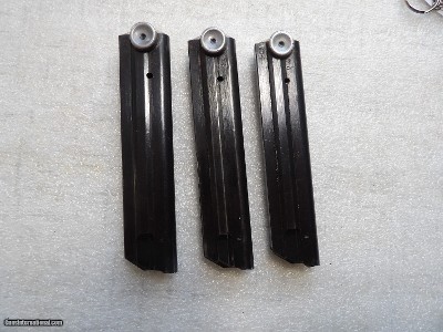 3 LUGER WW2 MAGAZINS IN LIKE NEW FACTORY CONDITION