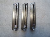 LUGER WW2 NICKEL PLATED VERY GOOD MAGAZINES